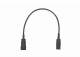 Bachmann cable, extension, coupling (C13)->plug (C14), 0.5m, black