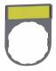 Schneider Electric ZBY4101C0 Schneider sign holder 30x40mm, unlabeled white/yellow