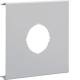 Hager R93417035 Trim panel 1-way d=45 for UP Eins. without frame steel BRS OT120 light grey