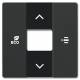 Busch Jaeger 2CKA006220A0514 BJ 6236-885 Central disc fan coil matt black Busch-free@home future linear