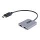 Startech.com MST14DP122HD Displayport MST Hub auf Dual HDMI 4K 60Hz - DP 1.4 Multi Monitor Adapter/Multi Stream Transport Hub - 30 cm Kabel