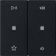 GIRA 5384005 Wippe 2f Audiostrg System 55 Schwarz m
