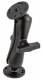 RAM Mounts RAM-101U Aufbau-Set, 2 x Basisplatte rund inkl. mittlerer Arm, C-Kugel