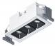 Zumtobel SUI DF3 1100-940 LDO VFL-DBK WH LED recessed ceiling light 60210981