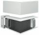 Hager FWKP6010039016 Außeneck FWK-Plus 60x100 mm weiß pulverbeschichtet