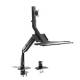 InLine® Workstation desk mount with lift, movable, up to 81cm (32