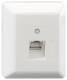 Rutenbeck 13010129 Rod Beck UAE8 (8) AP-RK/N-RW pure white, socket 8 pin 65x80x26mm