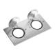 Legrand 089702 Deckelsatz quadratisch 2x2 Modul Inox