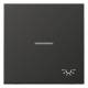 Jung AL2990KO5LAN Rocker anthracite for control switch with symbol "light"