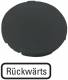 Moeller 218191 EATON M22-XD-S-D16 key plate flat black labeled backwards 