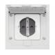 Abl Sursum 1471460 mounting housing aluminium die-cast grey with SCHUKO socket IP41