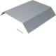 Hager AKB42500702 Blank cover 2-sided L400 mm 45° sheet steel for AK250x70 mm