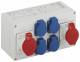 Spelsberg 74113101 socket housing AKi 1-3S, 300x150x132mm prewired