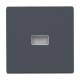 Busch Jaeger 2CKA001731A1742 2107-35 cover for control toggle switch Allwetter 44 (IP 44) anthracite