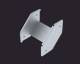 Niedax RFDU100.100-1.5SOV RFDU 100.100-1.5 S OV Uni-drop piece 2x45° 100x100 mm ungel