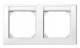 Merten 471219 frame 2-, polar white, glossy label holder
