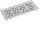 Hager MES-LS03 Lüftungsschlitzflansch 1. 25 mm IP20 298x100 (BxT)