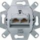 Hager WDF410866 UAE socket outlet 8/8-pole shielded Cat.6 ClassE module insert UP