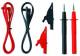Benning 044125 TA2 Sicherheitsmessleitungsset 6-tlg 4 mm
