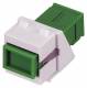Rutenbeck KMK-SC OS2 APC green SC Keystone module SM rws 228080900