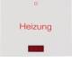 Berker 16216099 Wippe mit Linse und rtem Aufdruck „Heizung“ und „0“ K.x pws
