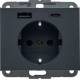 Berker 48147006 Steckdose SCHUKO/USB AC 20W PD Kx ant mt