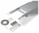 Hager BKFD300145 Bodenkanal estrichb. mit Folie Stahl BKFD 300x(145-190)mm 2,4m
