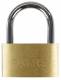 Vorhängeschloss aus Messing 50 mm, inklusive 3 Schlüsseln