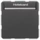 Berker 16406096 relay switch + Z-piece for Hotelcard Q.1/Q.3 anthracite velvet
