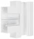 HAGER BR6517089016 TEH T-piece made of basic profile upper part 80mm in traffic white