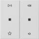 GIRA 538427 Rocker 2f Audiostrg System 55 pure white w