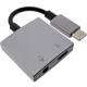InLine® USB-C Audio Adapter, USB-C zu 3,5mm Buchse + PD 30W
