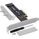 InLine® Schnittstellenkarte, PCIe x4 zu M.2 NVMe Key M (22110), Low-Profile