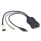 BlackBox KV1408A ServSwitch CX SAM DisplayPort + USB