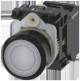 Siemens 3SU11060AB603BA0 Drucktaster bel. 22 mm rund weiß Knopf 1S AC 230 V
