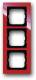 Busch Jaeger 2CKA001754A4342 BJ 1723-287 Abdeckrahmen 3f Busch-axcent rot