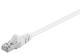 Goobay 95631 CAT 5e Patchkabel, SF/UTP, weiß - kupferkaschierter Aluminiumleiter (CCA)