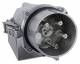 Mennekes 75389 400A4P 6H400V Wandstecker IP67