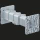 Kaiser 1261-08 concrete height extension for height 105–170 mm for push-button mounting
