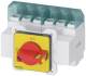 Siemens 3LD21223VK13 3LD2122-3VK13 SENTRON switch disconnector emergency stop switch 6-pole 25A