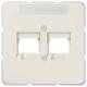 Jung 569-2AT Cover for modular jack AT & T, AT 569-2 with white writing area