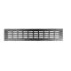 Upmann 50520 Lueftungsblech Alu 400x80 mm Alu-eloxiert