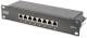 DIGITUS DN-91608S Patch panel 1 U 8-port Cat6 Class E shielded black