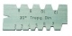MIB Messzeuge 08083010 Trapez-Gewindestahllehre von 2 - 12 mm Typ 8330