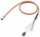Siemens 6FX5002-8QN04-1AF0 single cable cable assembled