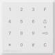 GIRA 851366 code keyboard attachment Gira TX_44 pure white