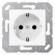 Jung CD5120BFWW SCHUKO Steckdose für Klappdeckel bruchsicher alpinweiß