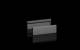 Rittal 8660032 Base/plinth trim panels, side for base/plinth system VX, sheet steel