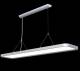 Synergy 21 LED office line suspensions - panel gray, dimmable