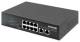 Intellinet 561402 8-Port Gigabit Ethernet PoE+ Switch mit 2 RJ45 Gigabit Uplink-Ports, IEEE 802.3at/af, 120 W, Self-Healing Network, Endspan, Desktop